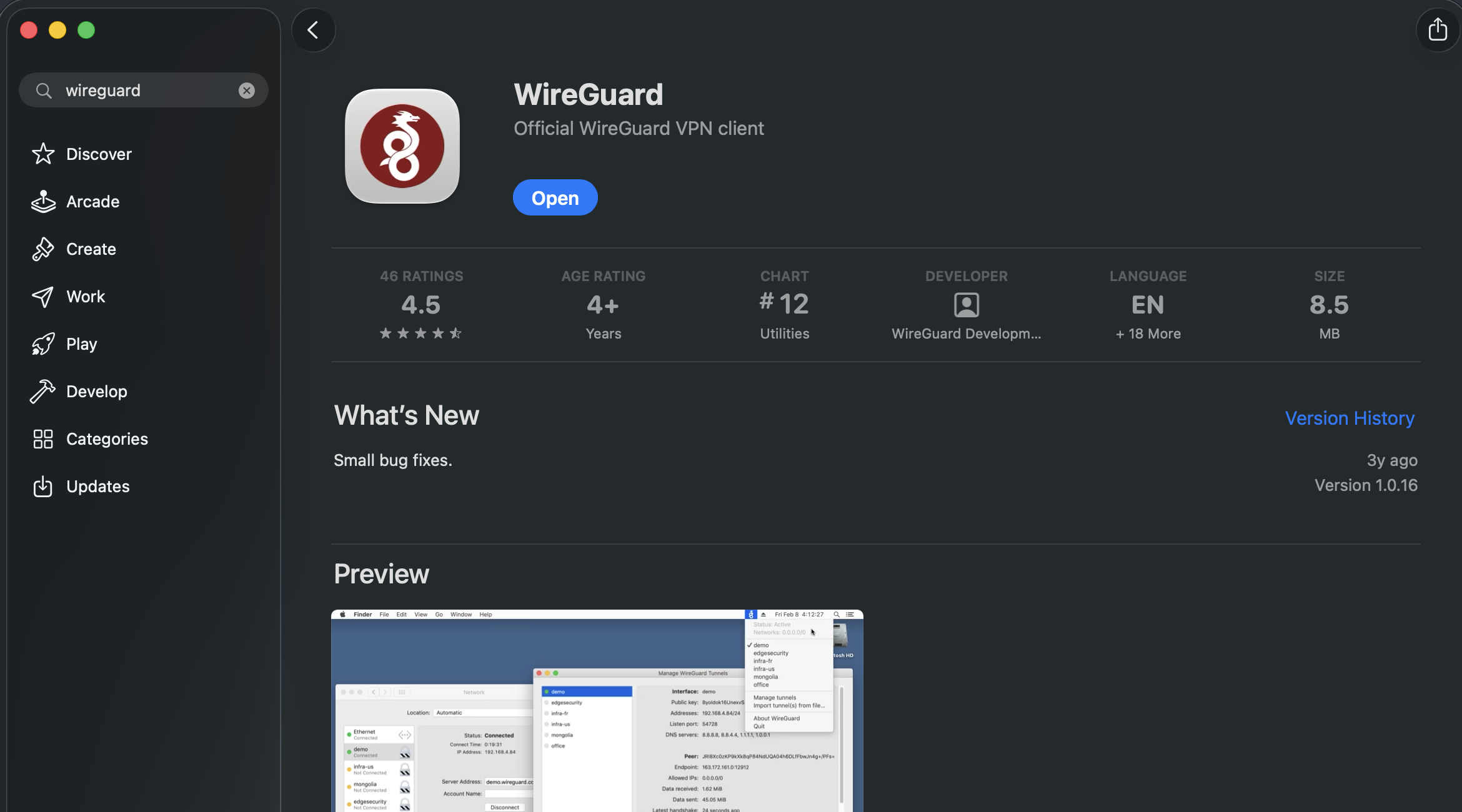 WireGuard Mac install