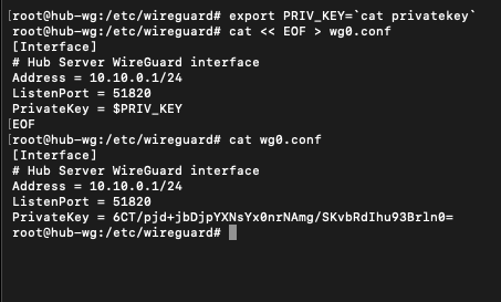 WireGuard configuration